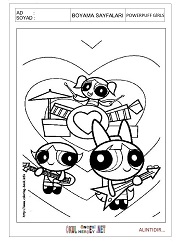 Powerpuff Girls boyama sayfaları